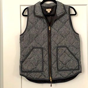 J Crew Herringbone Vest